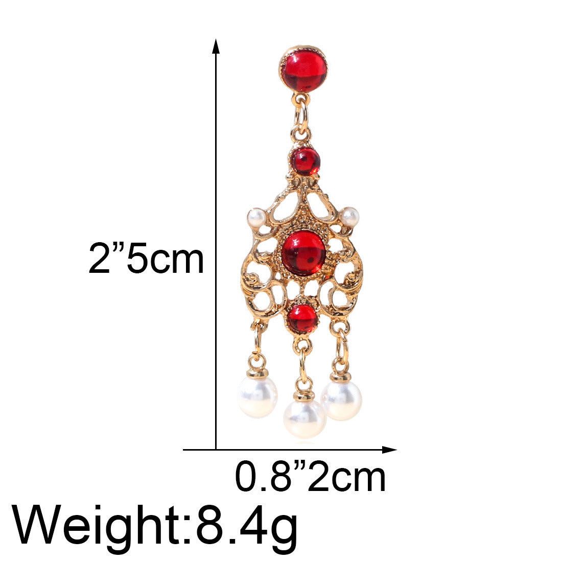 Drip fringe Bohemian style earrings