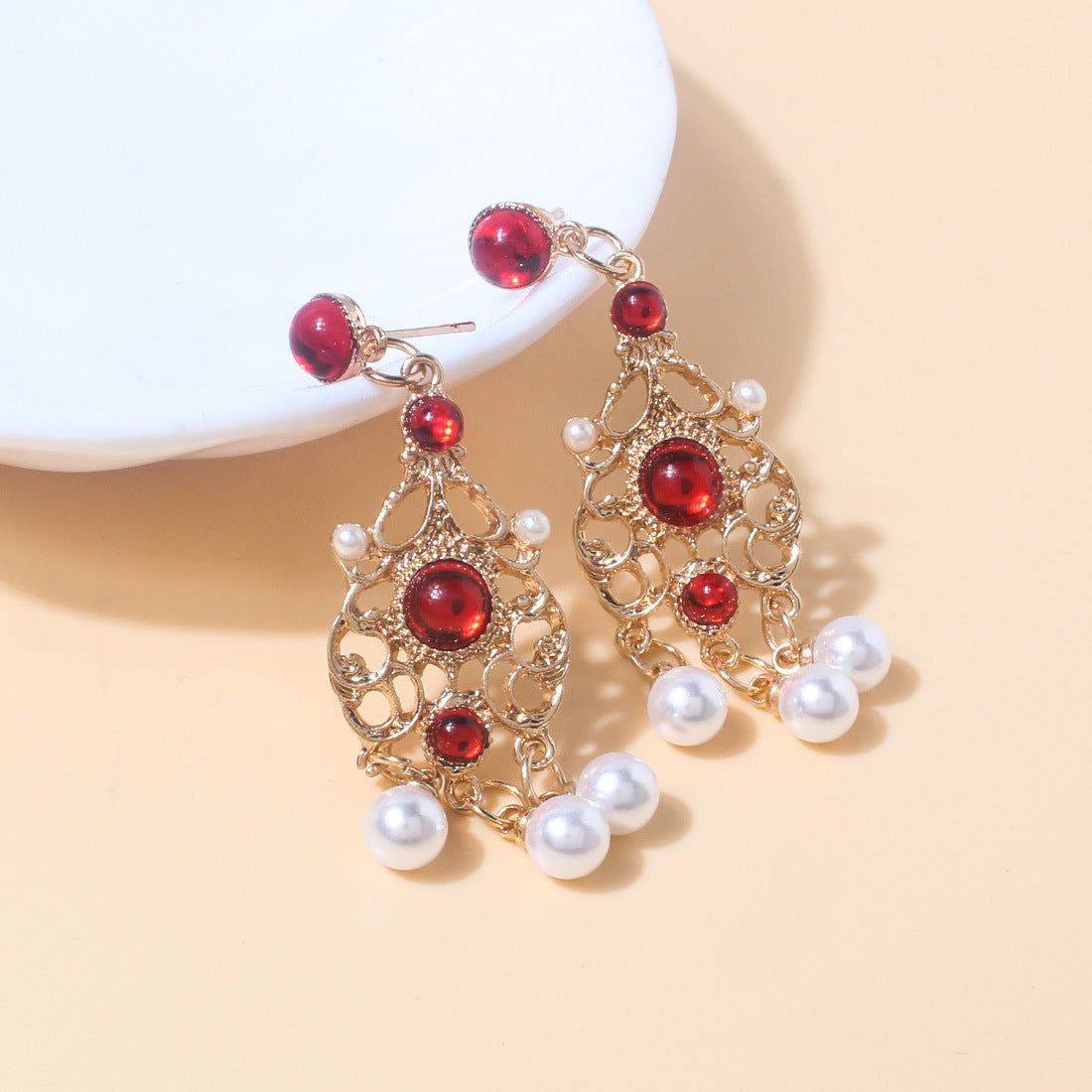 Drip fringe Bohemian style earrings