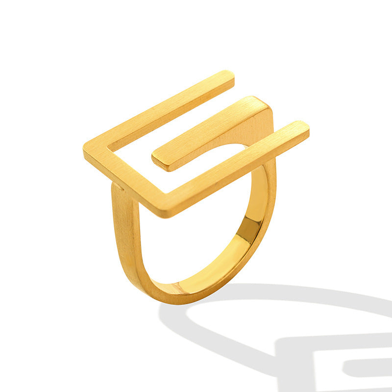 E-SHAPED RING