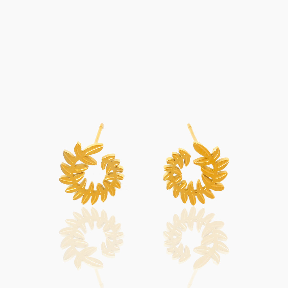 EARRINGS WITH WHEAT EARS