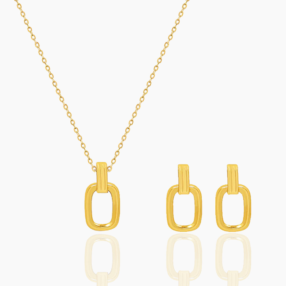 ELLIPTICAL PENDANT NECKLACE