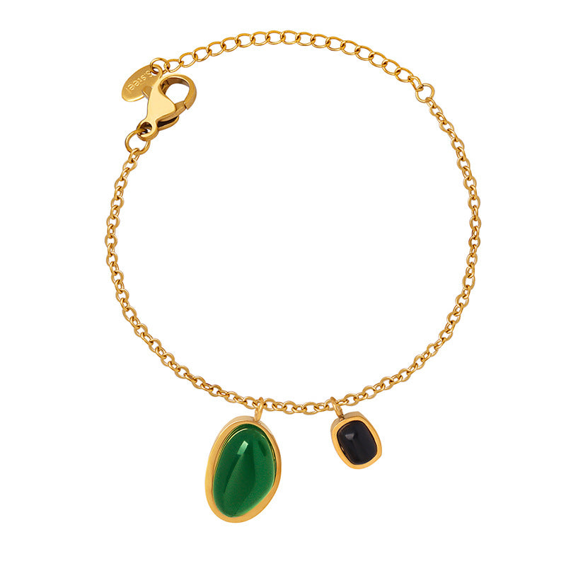 EMERALD ANKLET