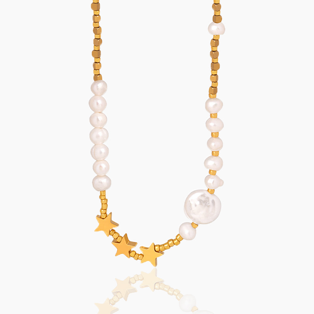 FIVE POINTED IRREGULAR NECKLACE