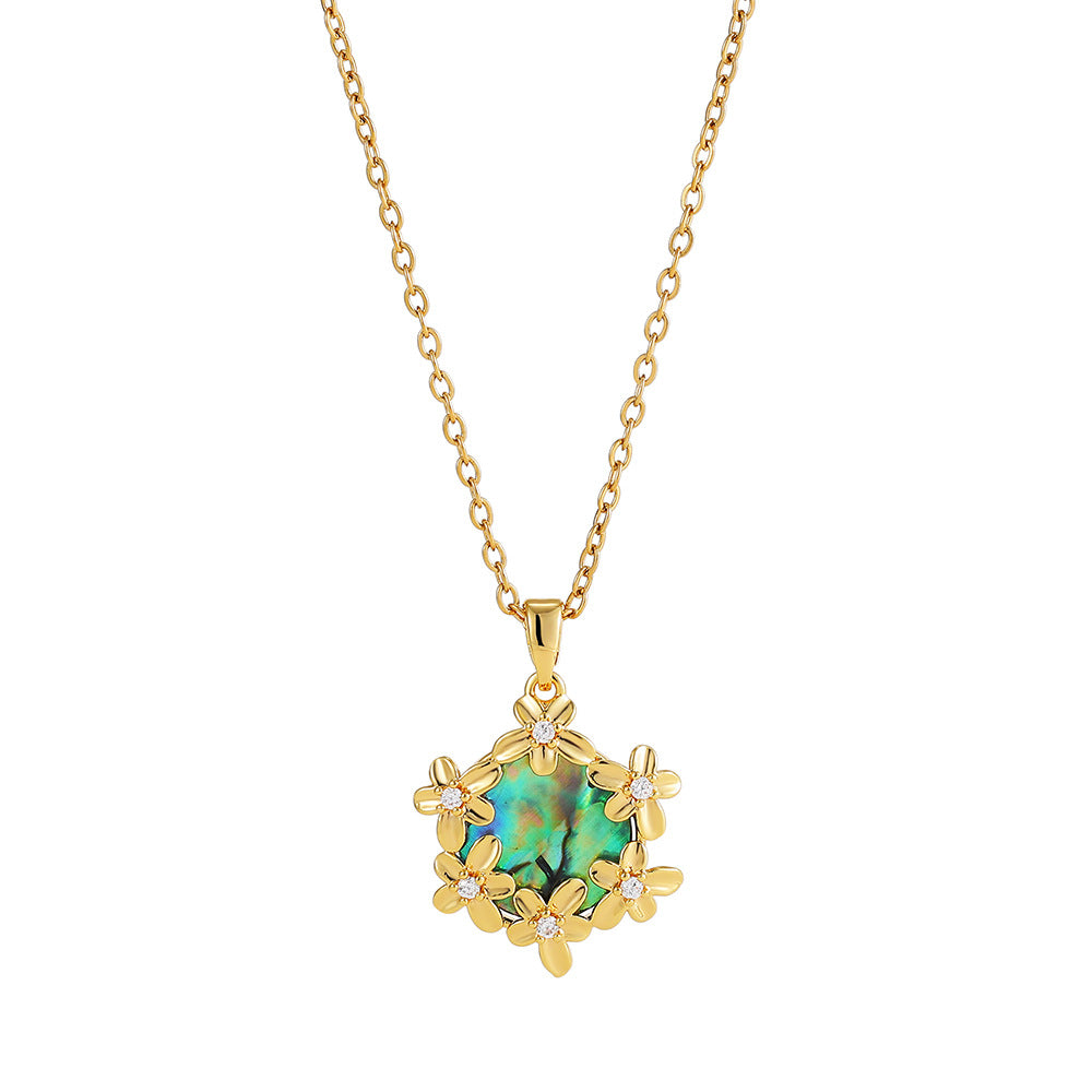FLOWER COLORED EXQUISITE NECKLACE