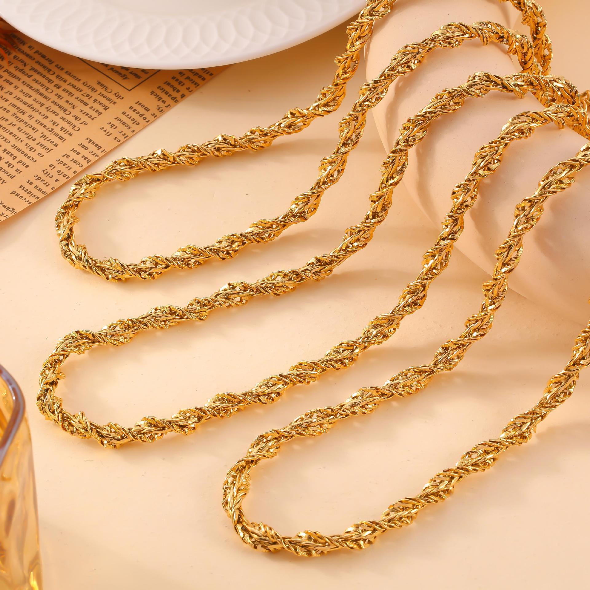 FRIED DOUGH TWISTS NECKLACE