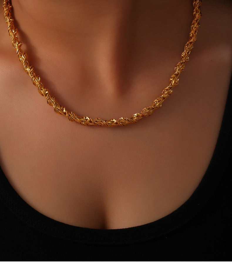 FRIED DOUGH TWISTS NECKLACE