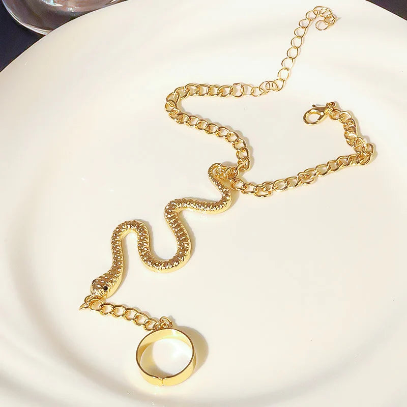 Fashion Snake bracelet rings for Women personality | Anniversary
