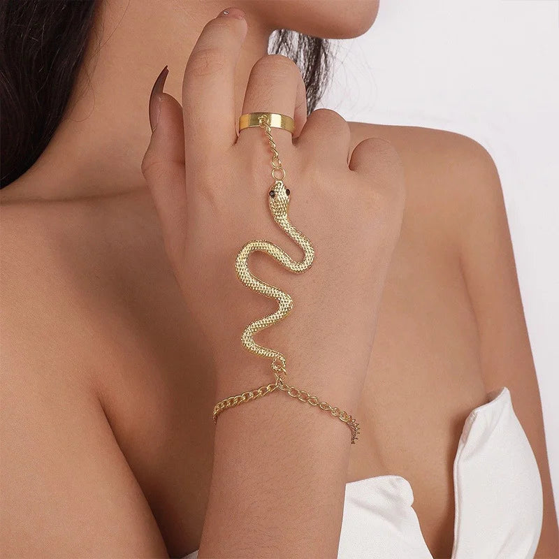 Fashion Snake bracelet rings for Women personality | Anniversary