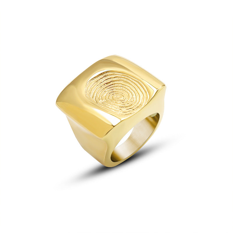 Fingerprint Personalized Ring