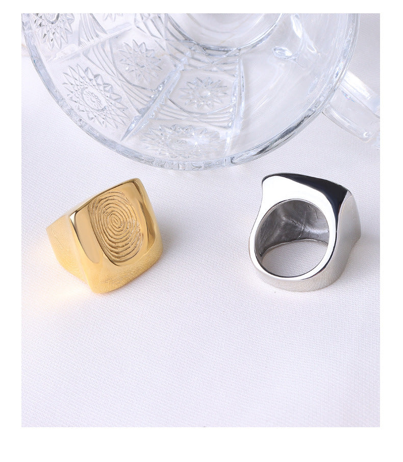 Fingerprint Personalized Ring