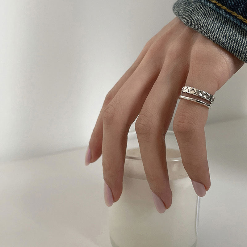 Fried Dough Twists Double Open Ring