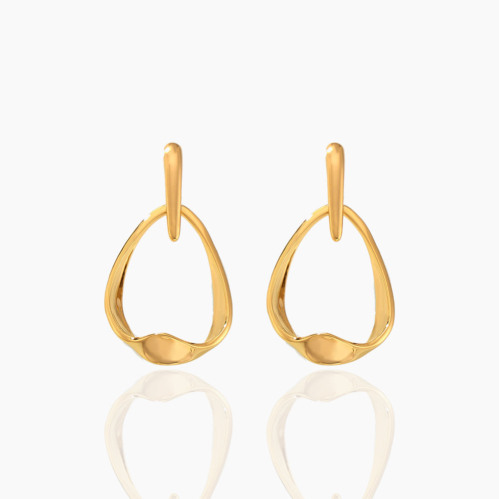 GEOMETRIC ELLIPTICAL EARRINGS