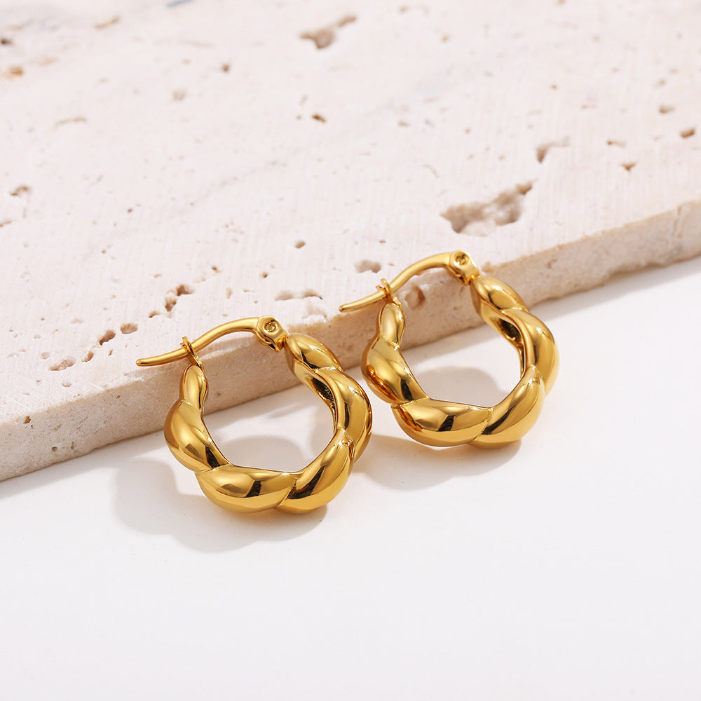 GEOMETRIC CREATIVE CONCAVE CONVEX EARRINGS