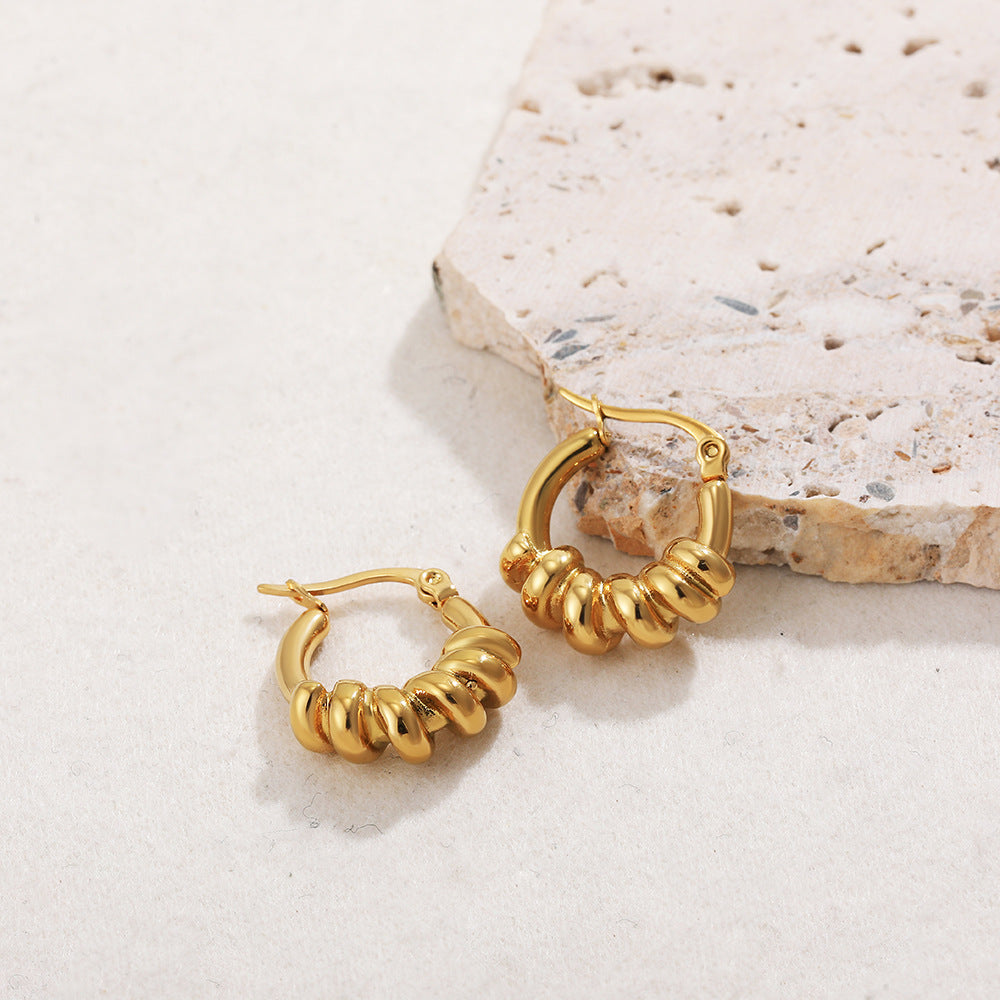 GEOMETRIC CREATIVE CONCAVE CONVEX EARRINGS