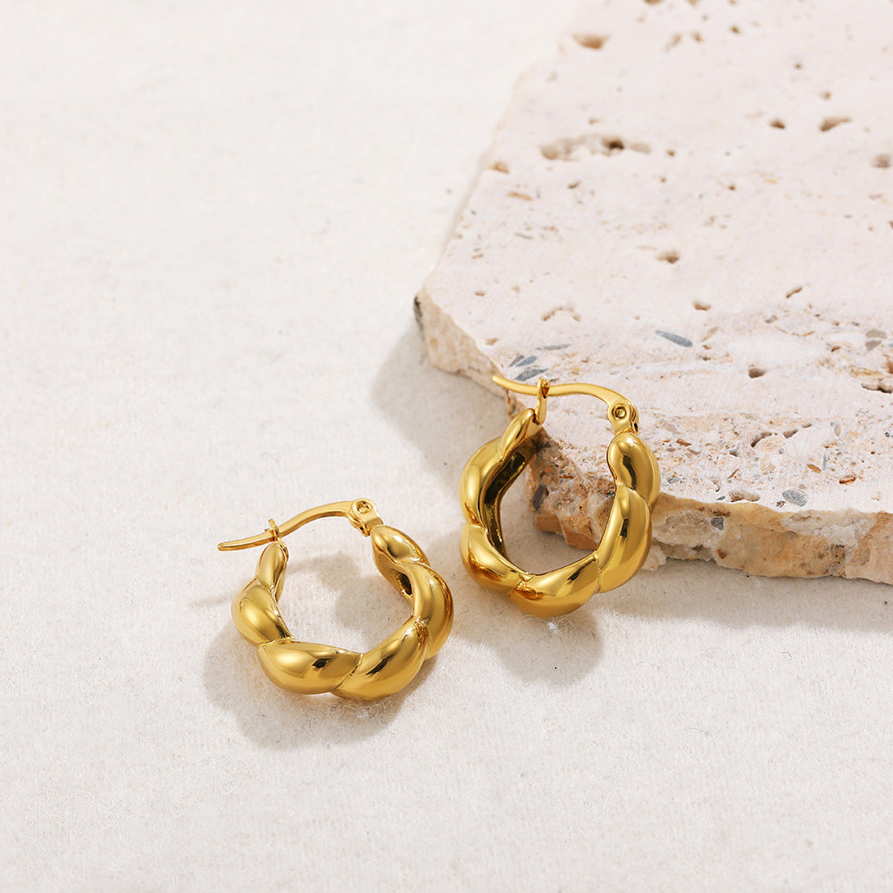 GEOMETRIC CREATIVE CONCAVE CONVEX EARRINGS