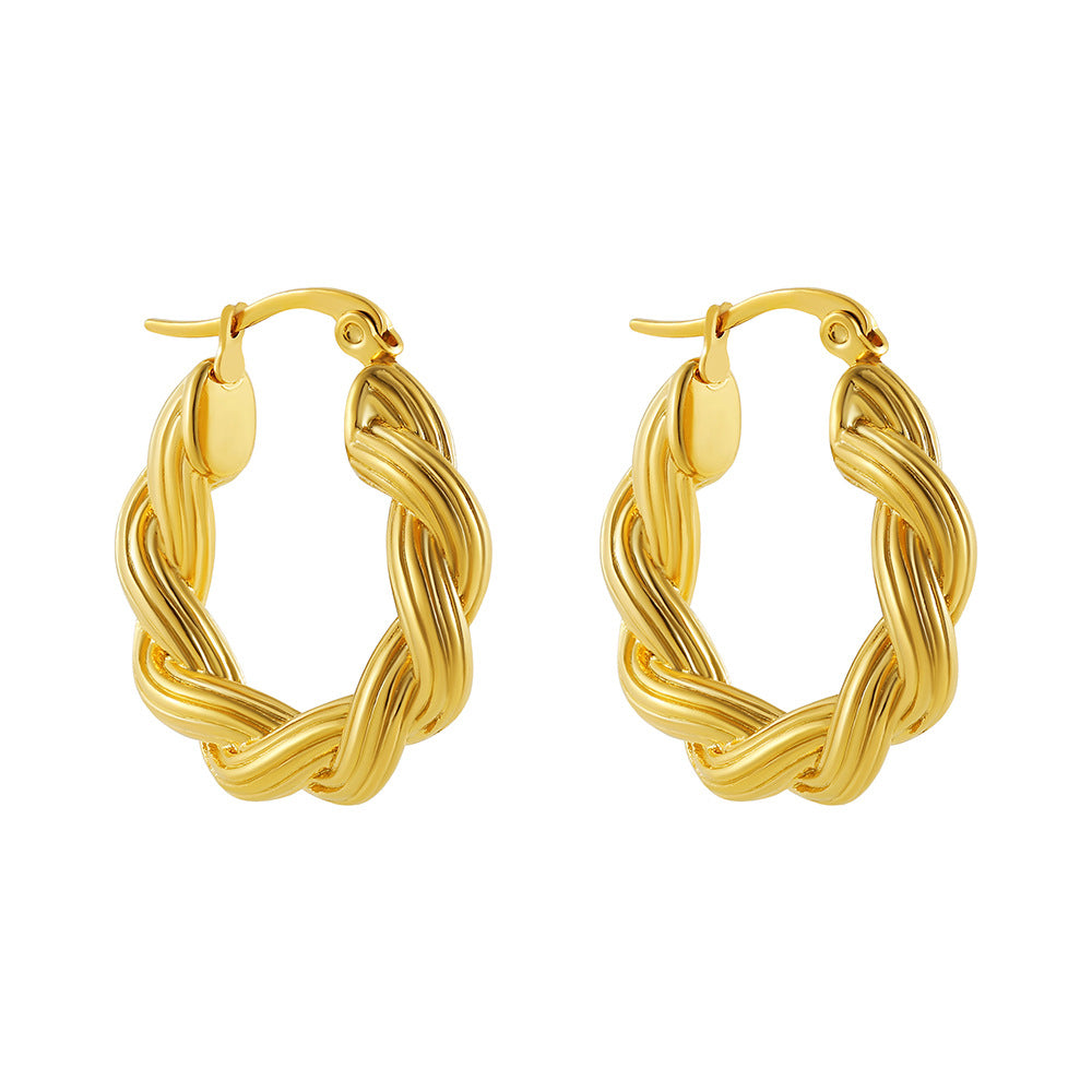 GEOMETRIC CREATIVE CONCAVE CONVEX EARRINGS