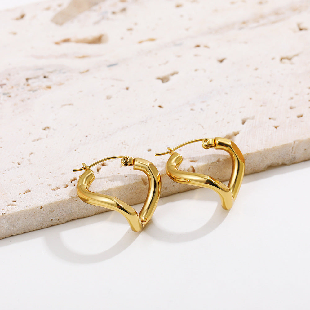GEOMETRIC CREATIVE CONCAVE CONVEX EARRINGS