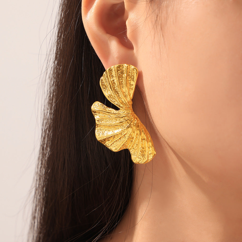 GINKGO LEAF EARRINGS