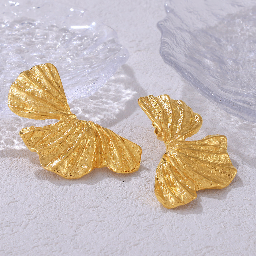 GINKGO LEAF EARRINGS