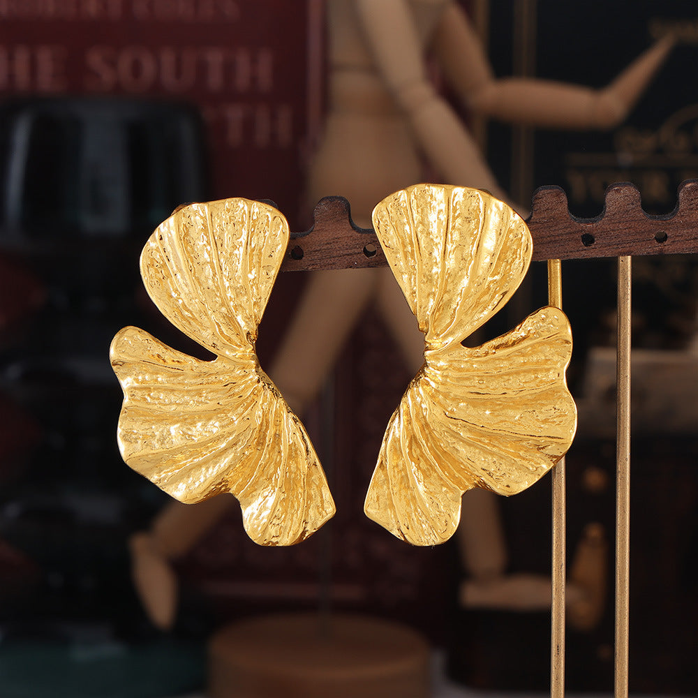 GINKGO LEAF EARRINGS