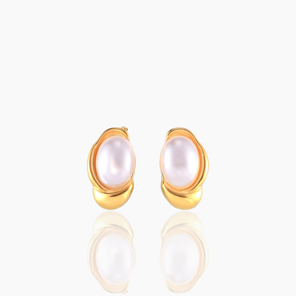 GOLD INGOT EARRINGS