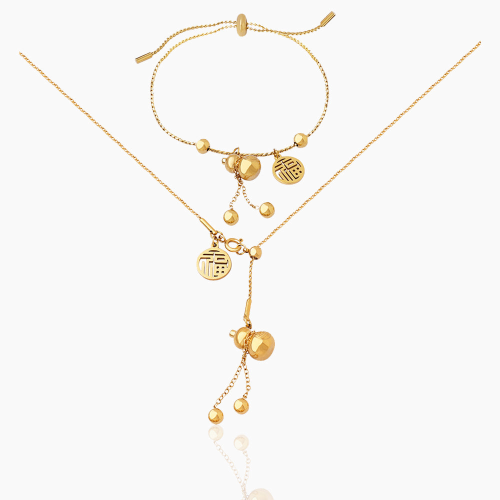 GOURD TASSEL NECKLACE