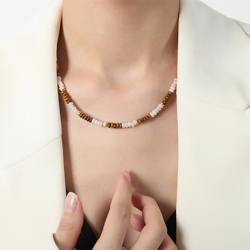 HANDMADE ROUND BEAD NECKLACE