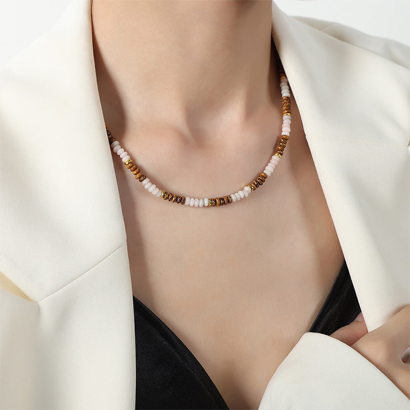 HANDMADE ROUND BEAD NECKLACE