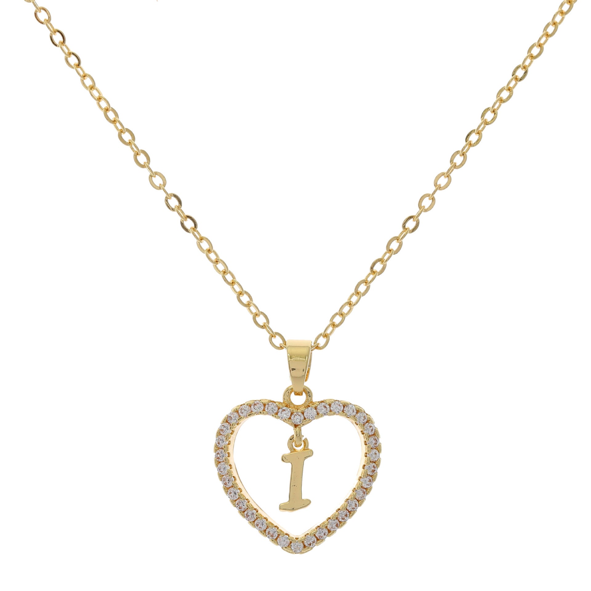 HEART INITIAL NECKLACE