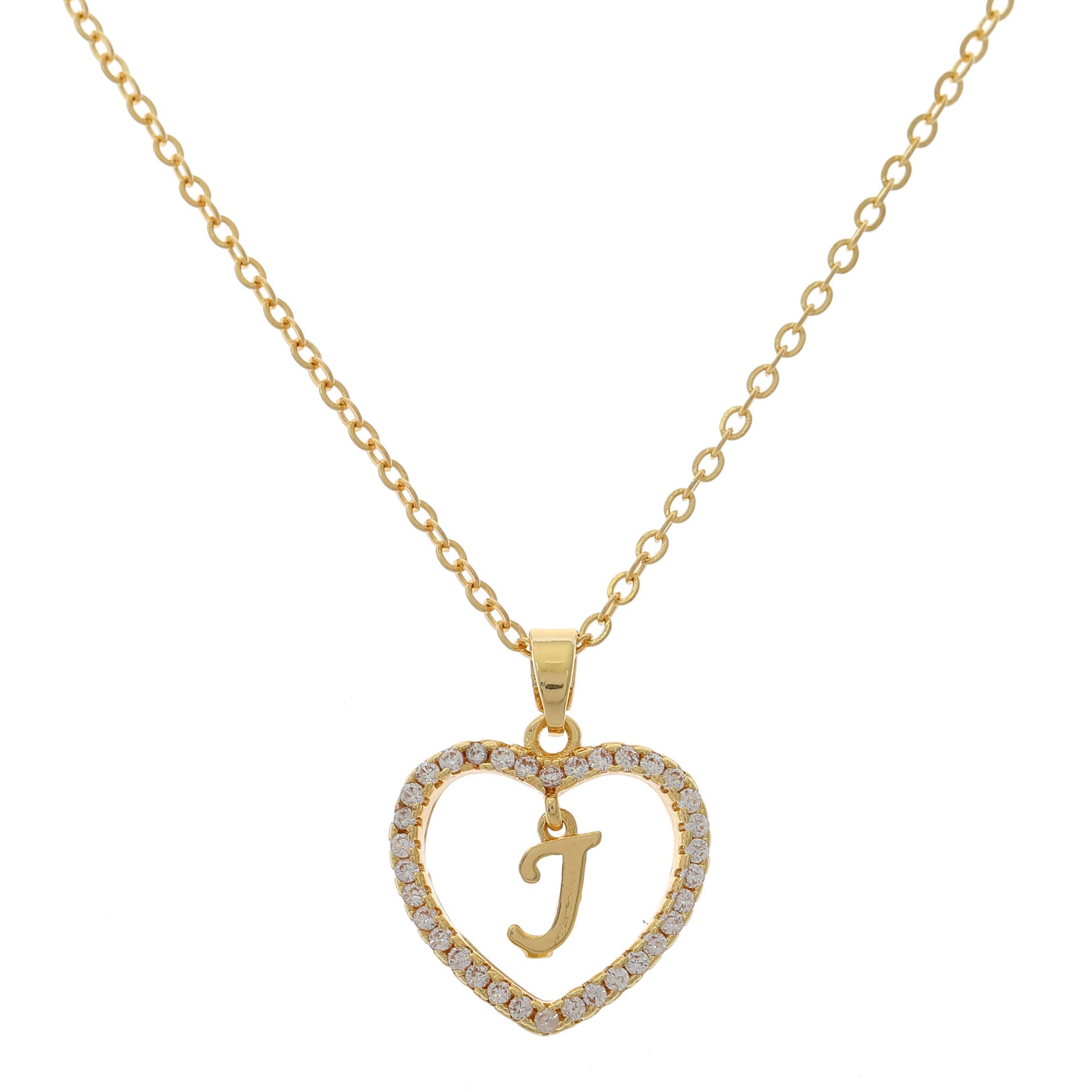 HEART INITIAL NECKLACE