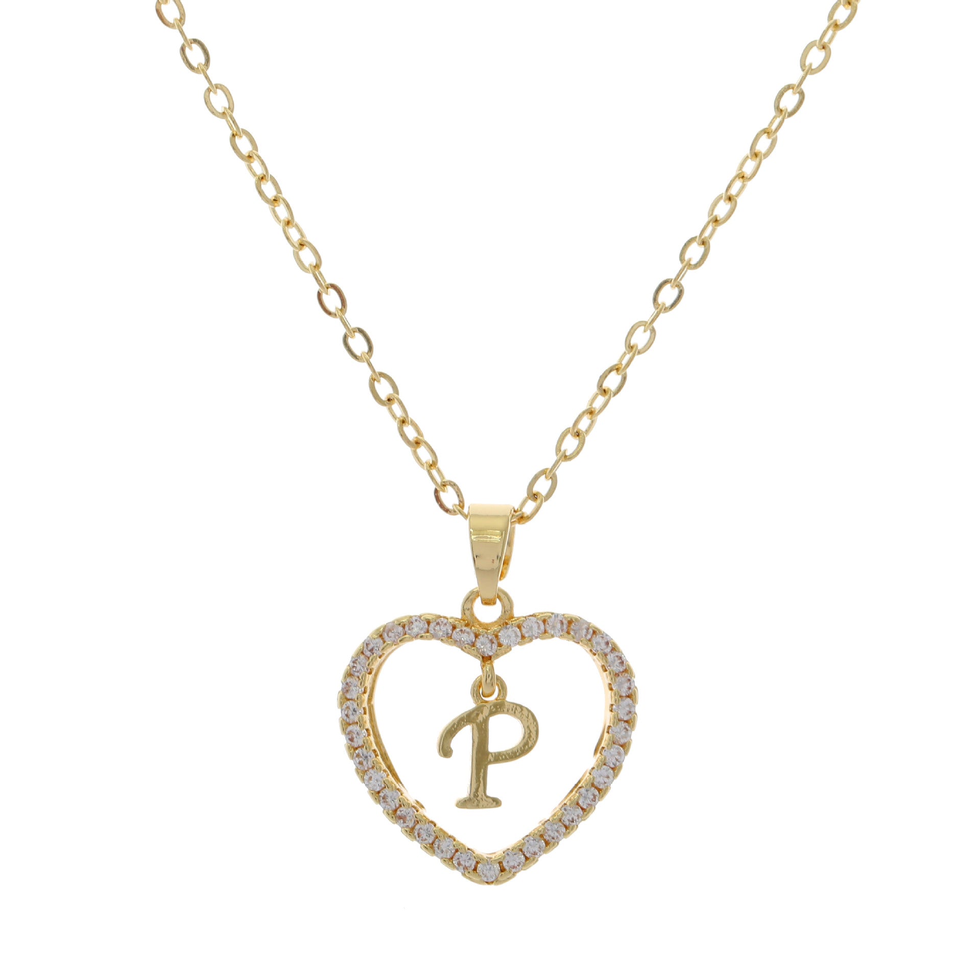 HEART INITIAL NECKLACE