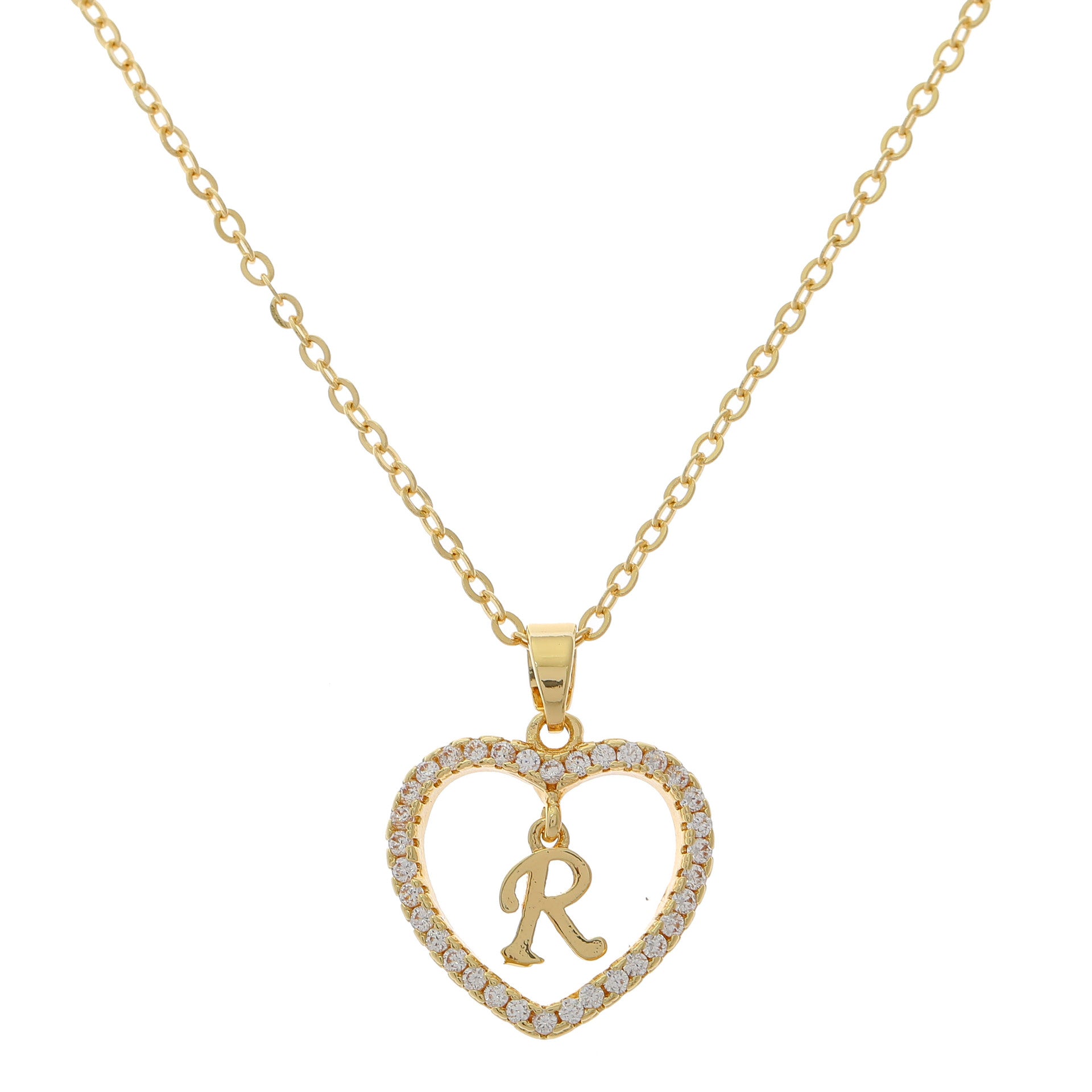 HEART INITIAL NECKLACE