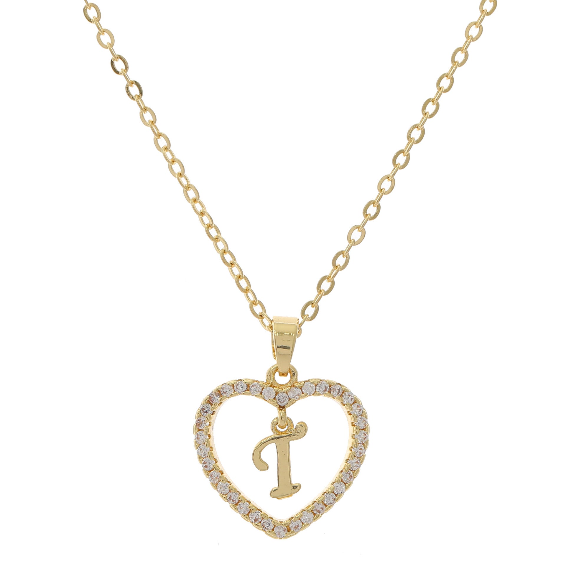 HEART INITIAL NECKLACE