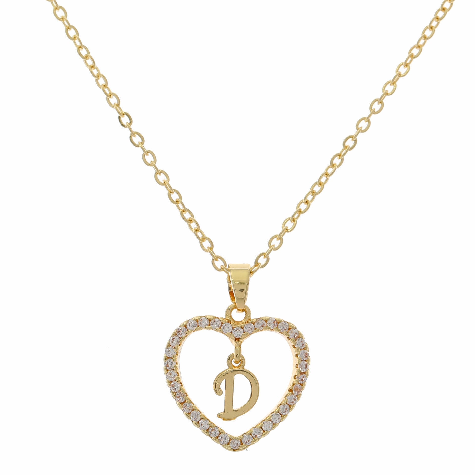 HEART INITIAL NECKLACE