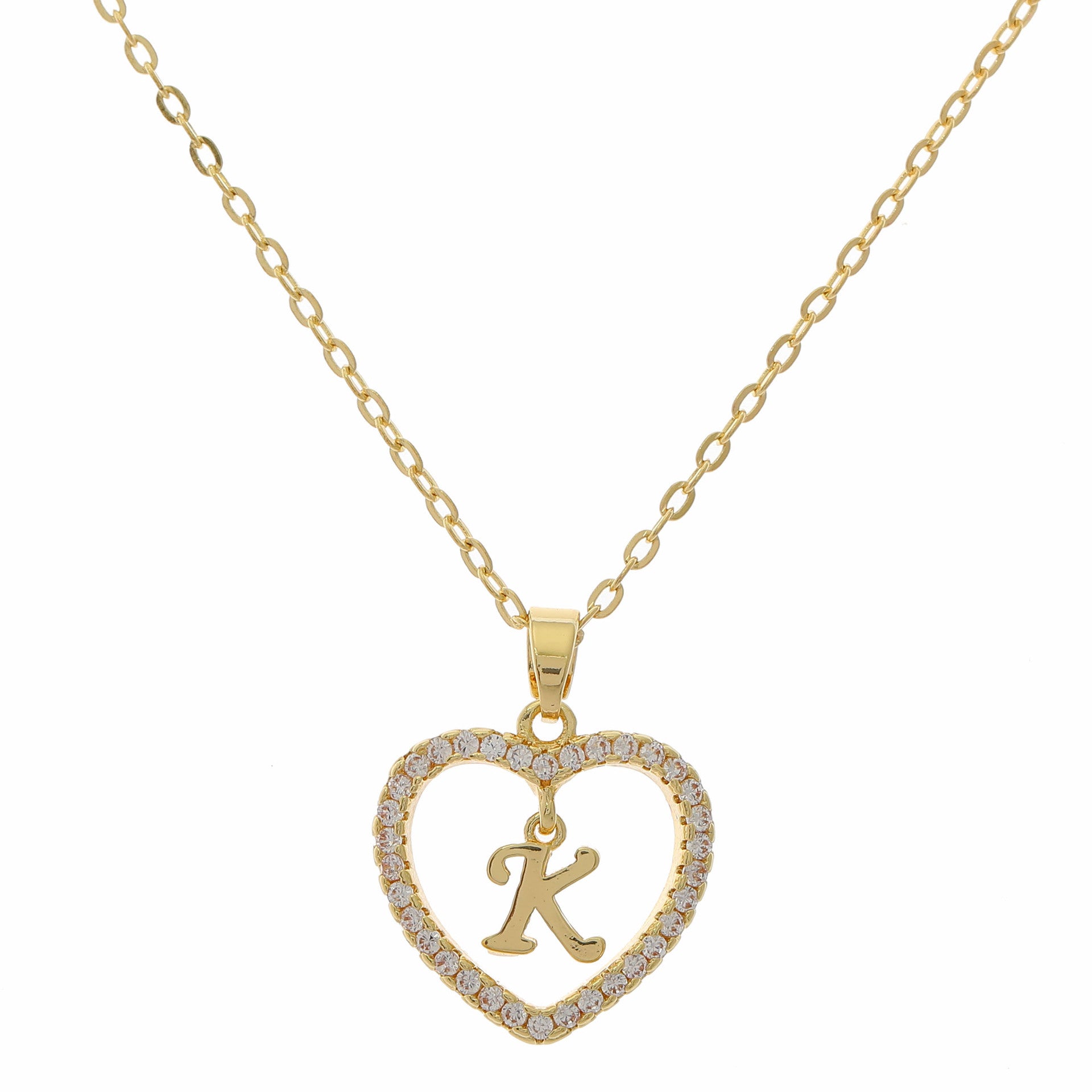 HEART INITIAL NECKLACE
