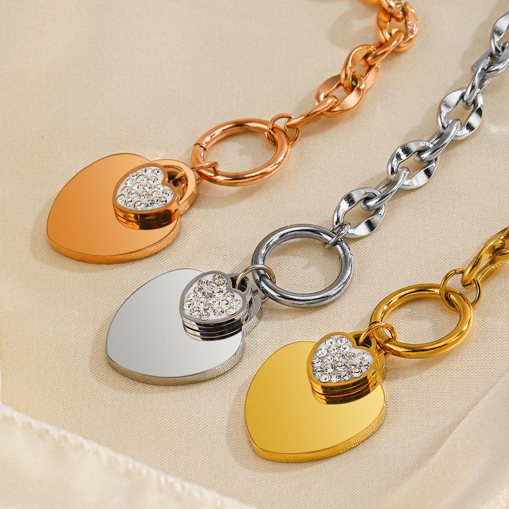 HEART STUDDED BRACELET