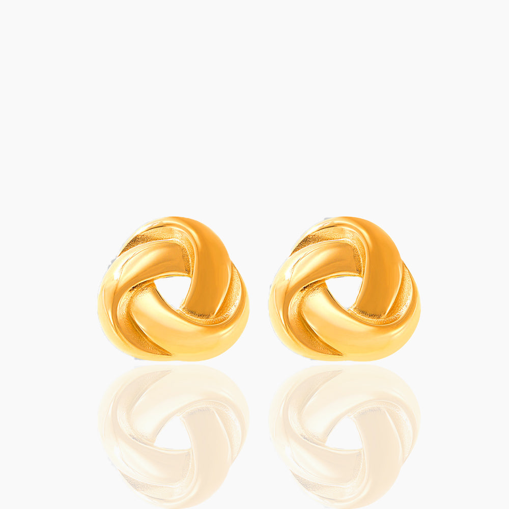 HOLLOW OUT WINDING EARRINGS