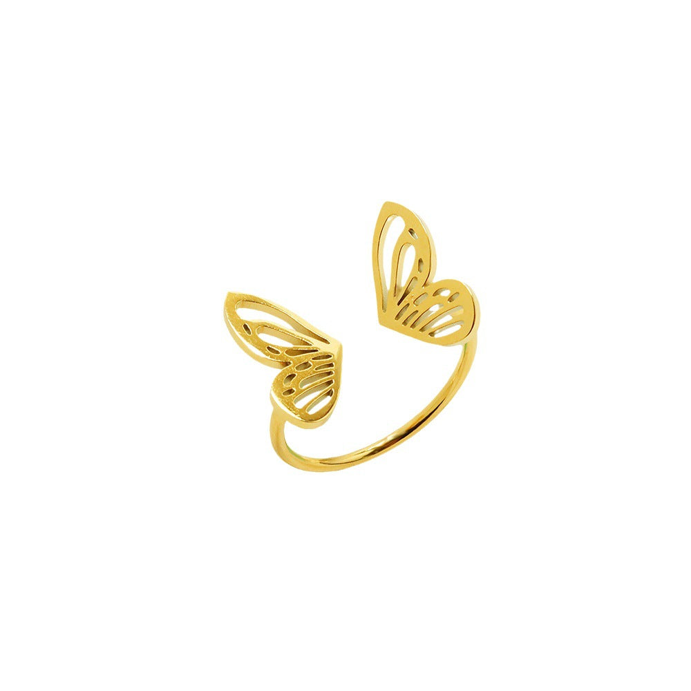 HOLLOW BUTTERFLY RING