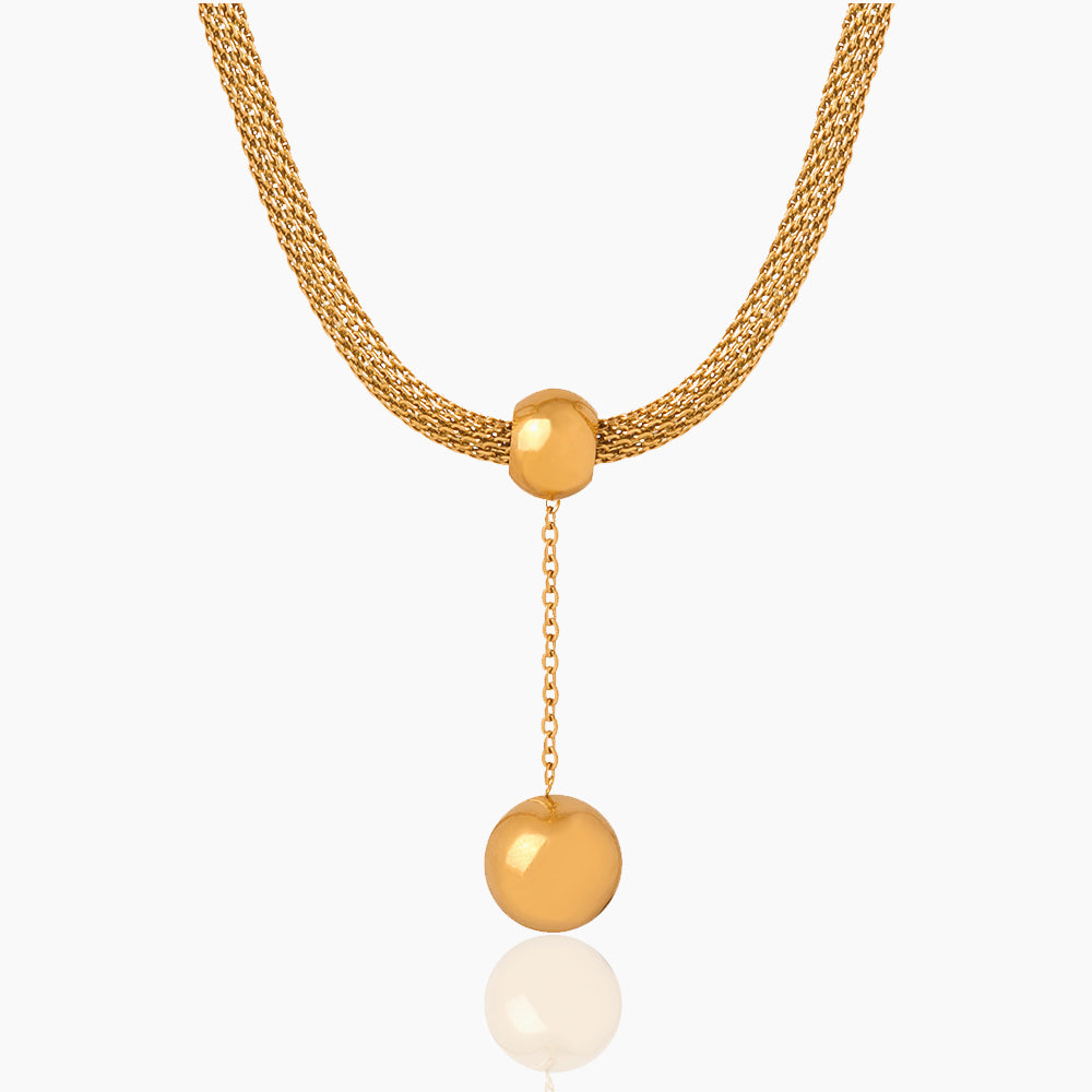 HOLLOW WOVEN CHAIN NECKLACE