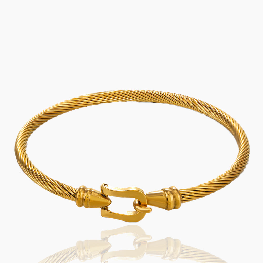 HORSESHOE BUCKLE BRACELET