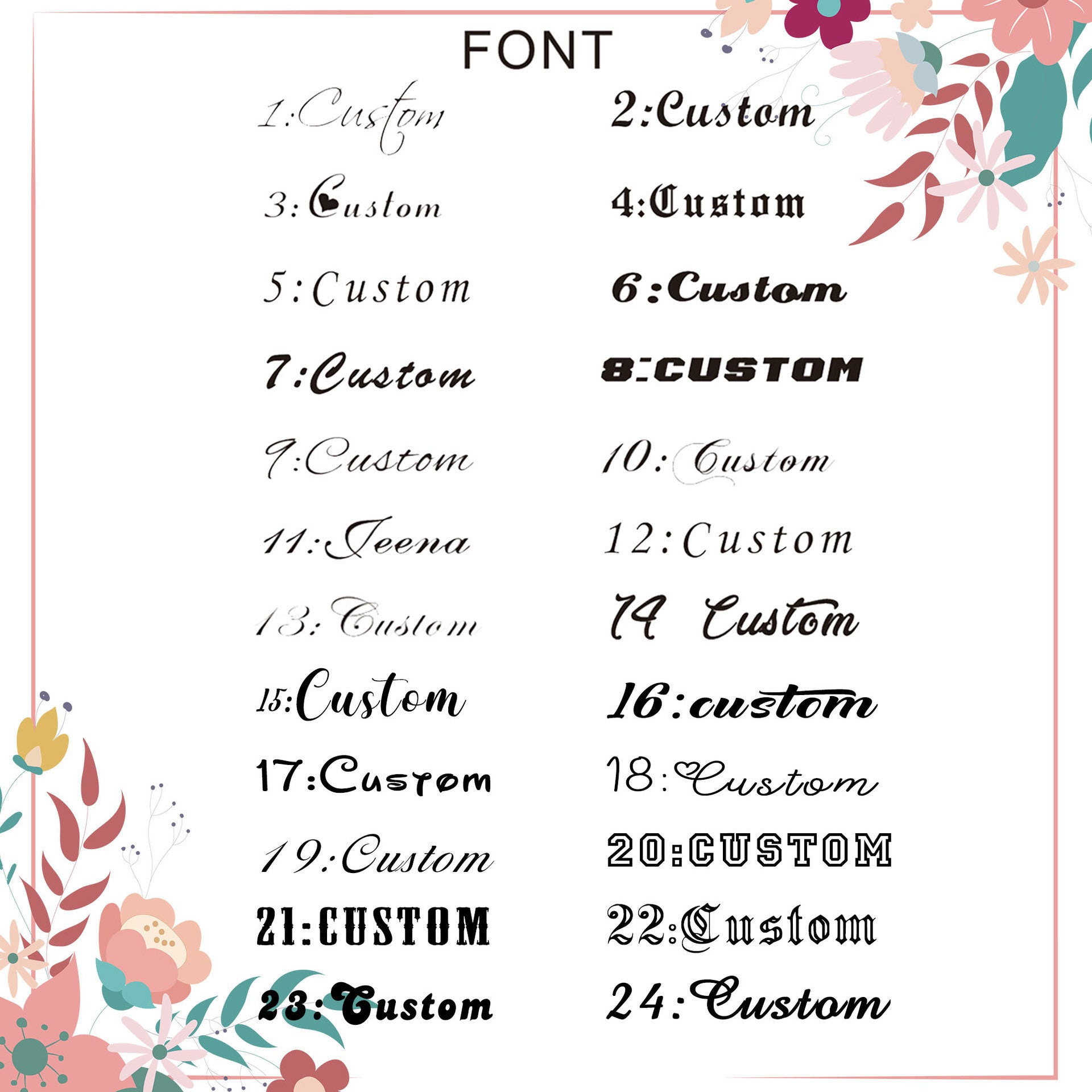 ICED HEART NAME NECKLACE