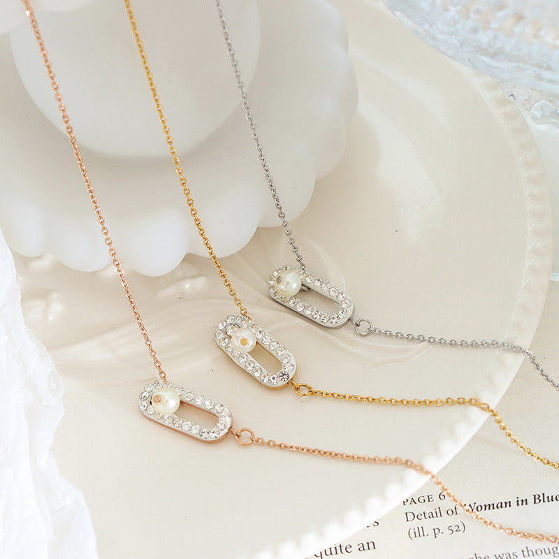 IMITATION PEARL  ANKLET