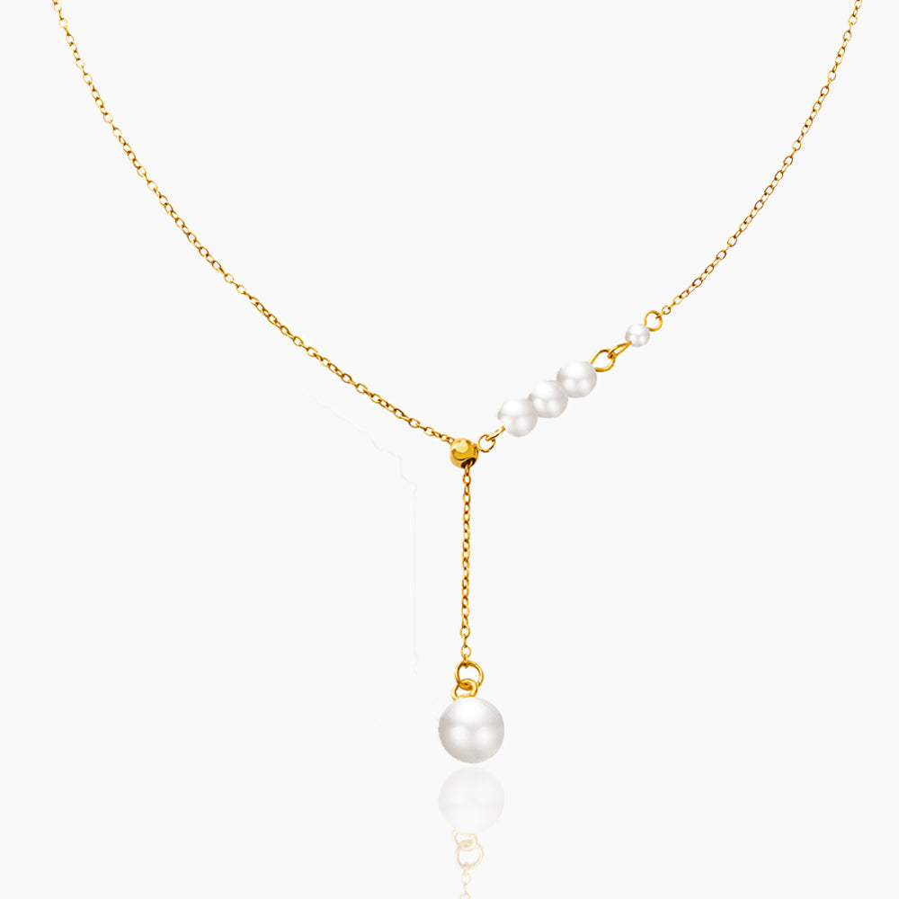 IMITATION PEARL MINIMALIST NECKLACE