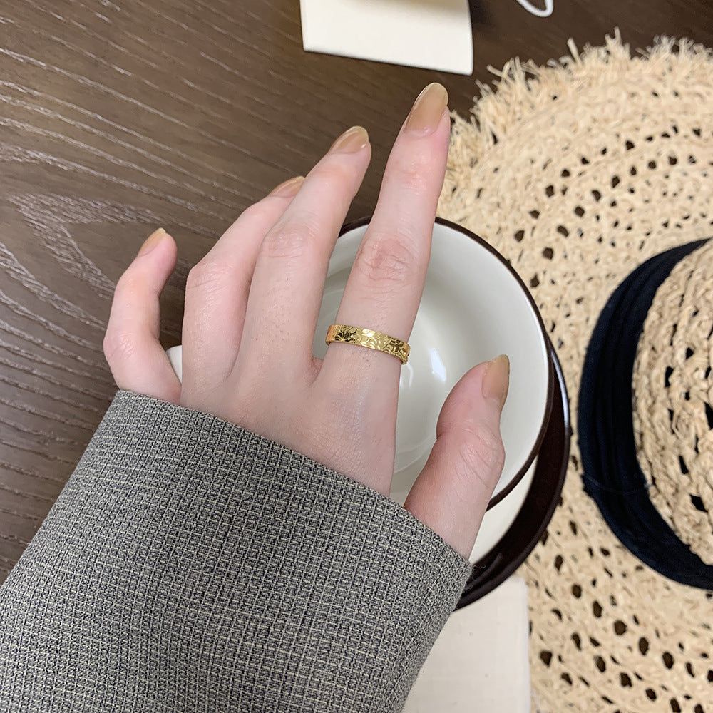 IRREGULAR DRAGON SCALE RING