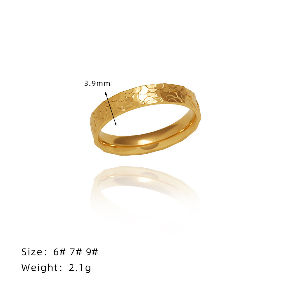 IRREGULAR DRAGON SCALE RING