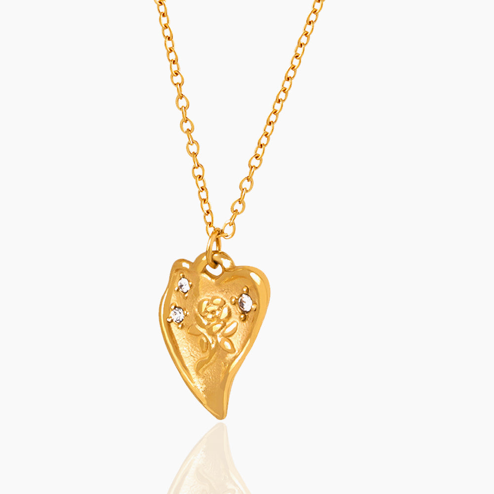 IRREGULAR LOVE FLOWER NECKLACE