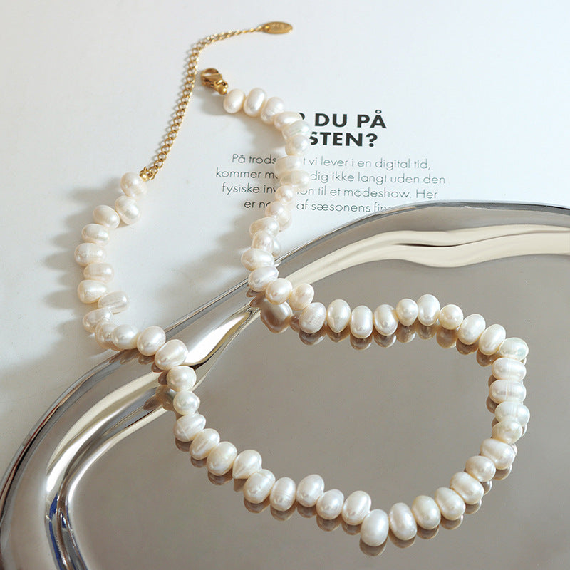 IRREGULAR PEARL NECKLACE