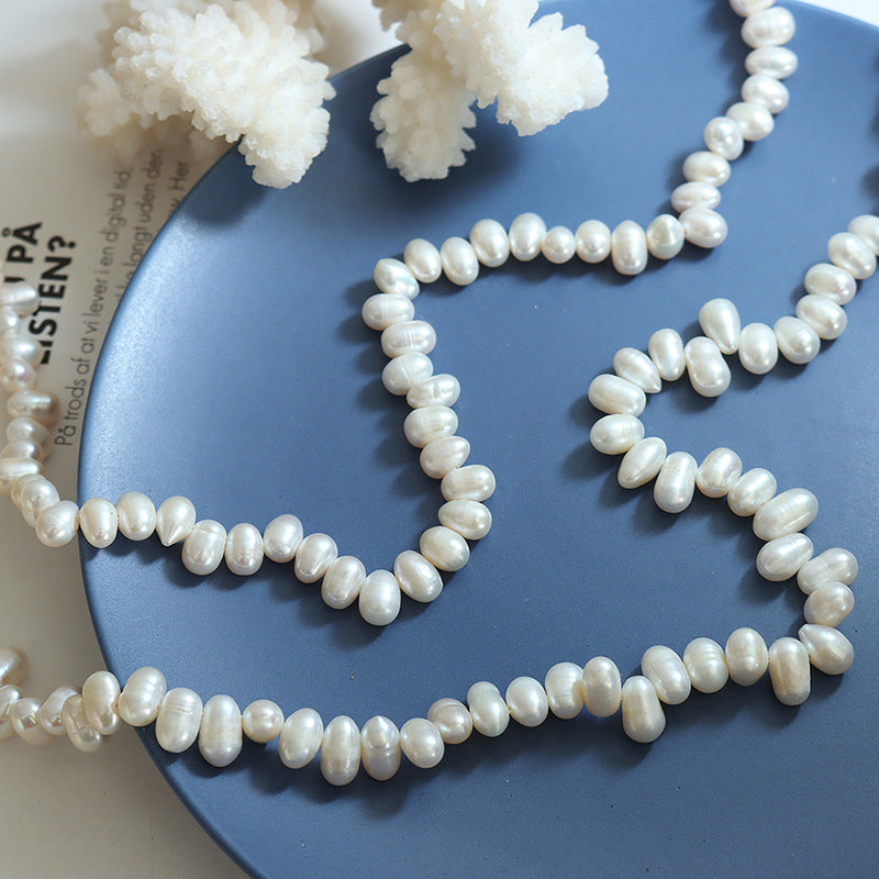 Irregular Shape Natural Freshwater Pearl Necklace