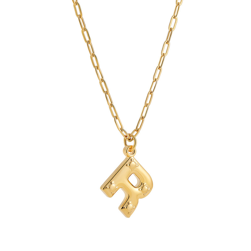 LARGE LETTER DAINTY NECKLACES