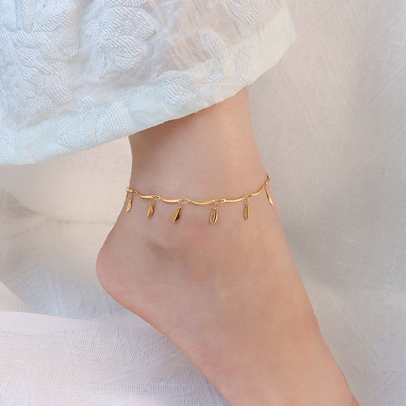 LEAF ANKLET